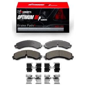 Chevrolet Silverado 3500 HD Brake Pads - Front + Rear - R1 Concepts - Optimum OE - `20-`25